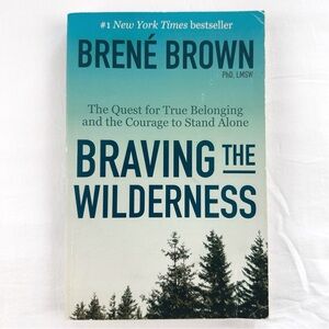 Braving The Wilderness Brene Brown Book Non Fiction Paperback